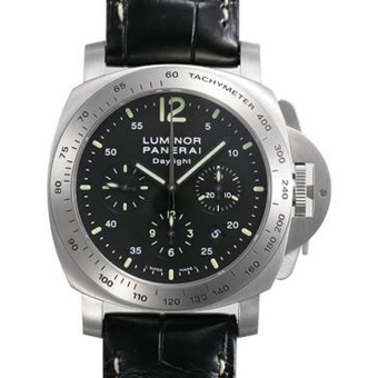 PANERAI パネライ ルミノール コピー PAM00250 クロノグラフ デイライト ブラックETA7750搭載